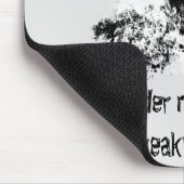 グラフィックアートグレーウルフワイルドライフアジェンシー引用文 マウスパッド (コーナー)