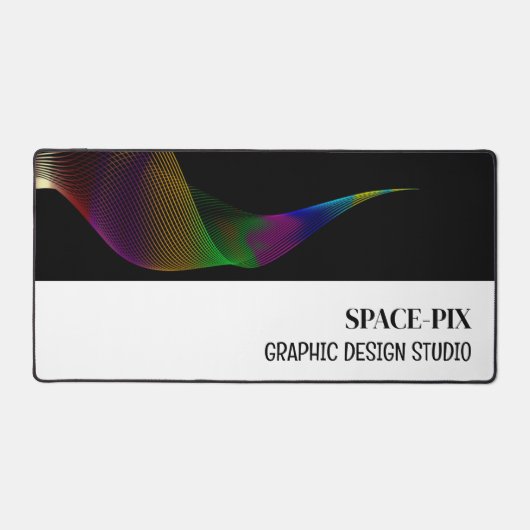 グラフィックアートデザイン，グラフィックデザイナー デスクマット (正面)
