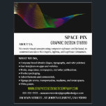 グラフィックアートデザイン、広告用グラフィックデザイナー チラシ<br><div class="desc">グラフィックアートデザイン、The Business Card Storeによる広告フライヤーのグラフィックデザイナー。</div>