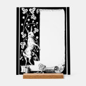 グラフィックアートラビットとスクロールアクリルのサイン アクリルサイン (正面)