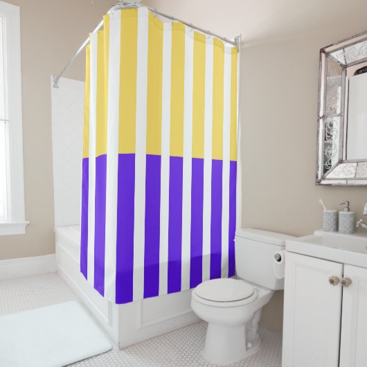 グラフィックアートワークイラストレーション シャワーカーテン (インサイチュ)