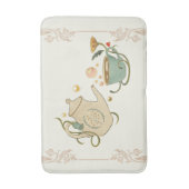 グラフィックアート、ティータイム バスマット (正面縦)