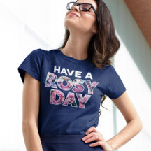 グラフィックアート「バラ色の日を過ごす」