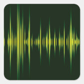 グラフィックイコライザステッカー スクエアシール (正面)