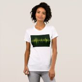 グラフィックイコライザー 女性用Tシャツ Tシャツ (正面フル)