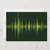 グラフィックイコライザ招待状 招待状 (正面)