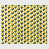 グラフィックイラストレーショントゥーカン熱帯鳥 ラッピングペーパー (フラット)