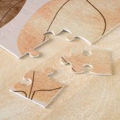 グラフィックウォーターカラーリーフ秋デザイン ジグソーパズル (側面)