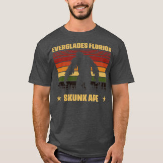 グラフィックエバーグレーズフロリダスカンクサル愛好家かわいいM Tシャツ