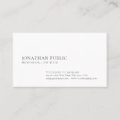 グラフィックエレガントお洒落デザイントレンディープレーン 名刺 (正面)