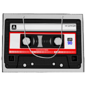 グラフィックオーディオ音楽カセットテープ  ラージペーパーバッグ (裏面)