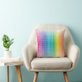 グラフィックカラーテーブルスペクトラムパレグラデーションット クッション (椅子)