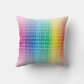 グラフィックカラーテーブルスペクトラムパレグラデーションット クッション (裏面)