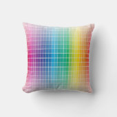 グラフィックカラーテーブルスペクトラムパレグラデーションット クッション (正面)