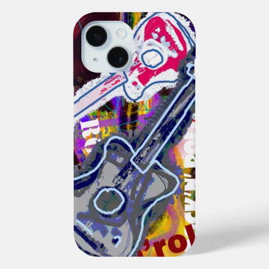 グラフィックギタロック音楽 Case-Mate iPhoneケース (裏面)