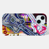 グラフィックギタロック音楽 Case-Mate iPhoneケース (裏面 (横))