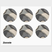 グラフィッククラシックのラウンドスタイリッシュステッカー ラウンドシール (シート)