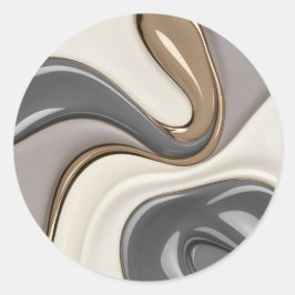 グラフィッククラシックのラウンドスタイリッシュステッカー ラウンドシール