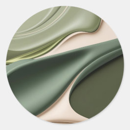 グラフィッククラシックのラウンドスタイリッシュステッカー ラウンドシール