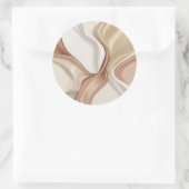 グラフィッククラシックのラウンドスタイリッシュステッカー ラウンドシール (バッグ)