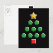グラフィッククリスマスツリー シーズンポストカード (正面/裏面)