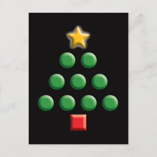グラフィッククリスマスツリー シーズンポストカード