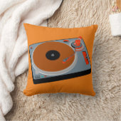 グラフィッククールターンテーブル3号枕 クッション (ブランケット)