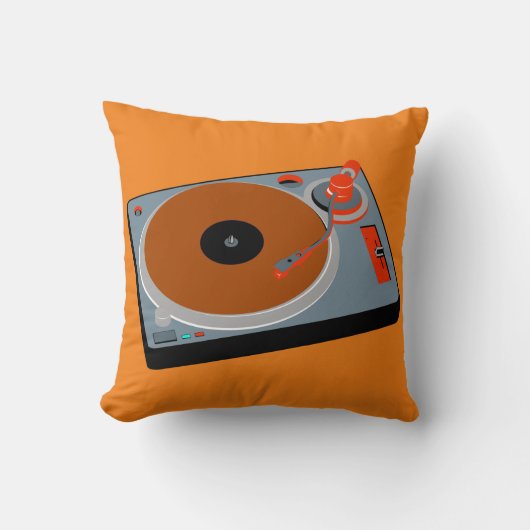 グラフィッククールターンテーブル3号枕 クッション (正面)