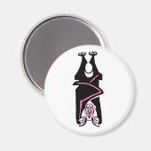 グラフィッククール – ブラックこうもり – ハロウィーン – 野生生物 マグネット (正面/裏面)