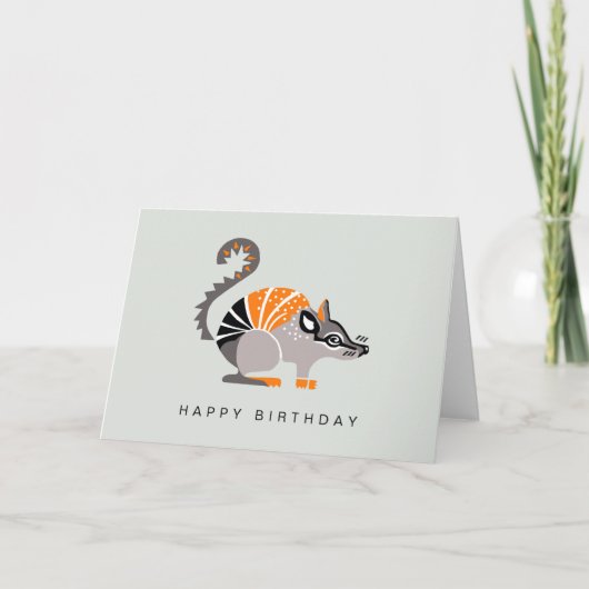 グラフィッククール- NUMBAT – 野生生物 – オーストラリア カード (正面)