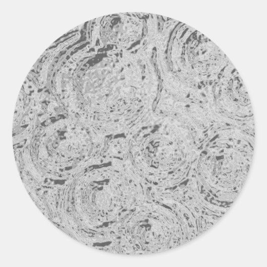 グラフィックサークル – SILVER ラウンドシール (正面)