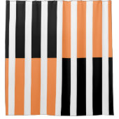 グラフィックシェイプアートイラストレーション シャワーカーテン (正面)