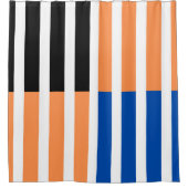 グラフィックシェイプアートイラストレーション シャワーカーテン (正面)