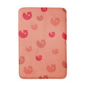 グラフィックシンボルイニシャルパターン バスマット (正面縦)