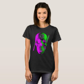 グラフィックスカルパープル Tシャツ (正面フル)