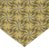 グラフィックスジオメトリ3Dらせん状ねじれ黄色 テーブルクロス (アングル)