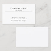 グラフィックスタイリッシュデザインプロフェッショナル平滑 名刺 (正面/裏面)