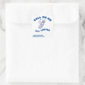 グラフィックステッカー/神祈/信仰/贈り物/勇気付けられる スクエアシール (バッグ)