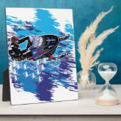 グラフィックスノーモービル フォトプラーク (側面)