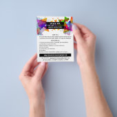 グラフィックス三角形デザイン、グラフィックスデザイン広告 チラシ (手)