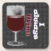 グラフィックス・ユーモア・ワイン コースター (正面)