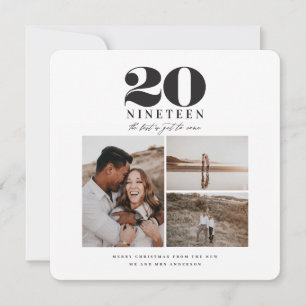 グラフィックタイポグラフィの年賀状 シーズンカード