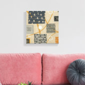 グラフィックタイル キャンバスプリント (インサイチュ (リビング))