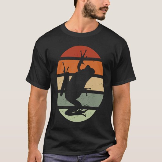 グラフィックツリーカエル Tシャツ (正面)
