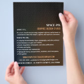 グラフィックテクスチャ、グラフィックデザイ広告ナー チラシ (手)