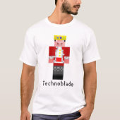 グラフィックテクノブ遊ローダーゲーマーエッセンシャルラブVi Tシャツ (正面)