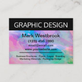グラフィックデザイナモダンーの名刺 名刺 (正面)