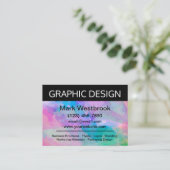 グラフィックデザイナモダンーの名刺 名刺 (スタンド正面)