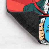 グラフィックデザイナーのスーパーパワー マウスパッド (コーナー)