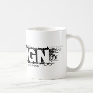グラフィックデザイナーのマグ コーヒーマグカップ
